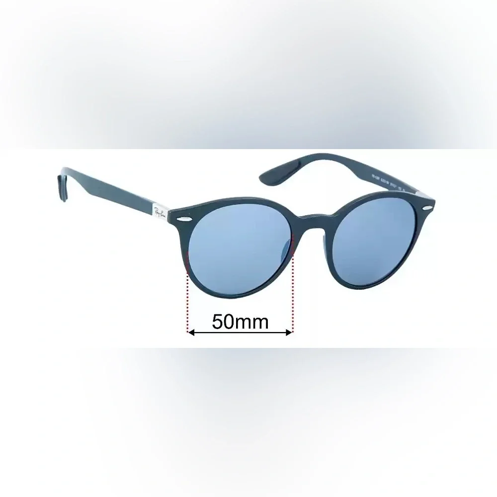 Ray-Ban Liteforce Navy‎ Blue RB4296 Unisex Round RX Sunglasses 50/21/150